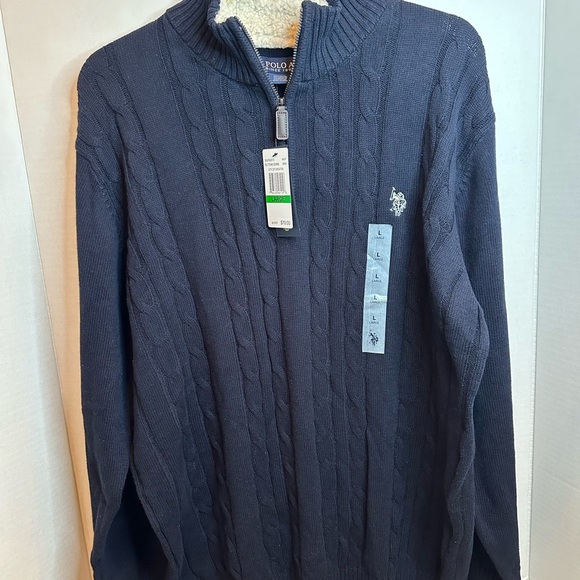 U.S. Polo Assn. Other - U.S Polo Assn. Men's Navy Pull Over Sweater, size Large, NWT